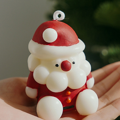 聖誕老人造型香氛蠟燭 – 英國梨小蒼蘭香氣