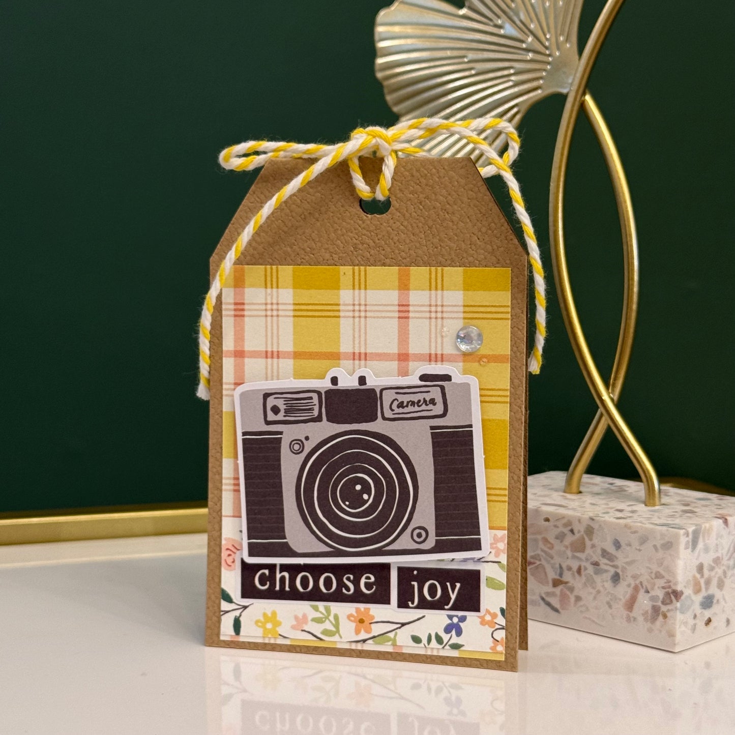 【手作心意卡】禮物掛牌系列 - Choose joy