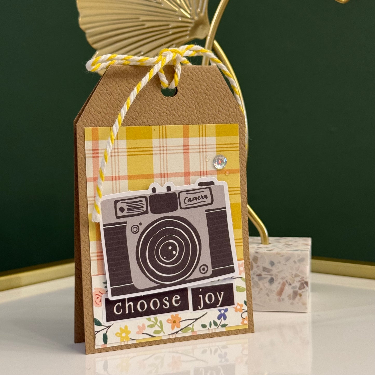【手作心意卡】禮物掛牌系列 - Choose joy