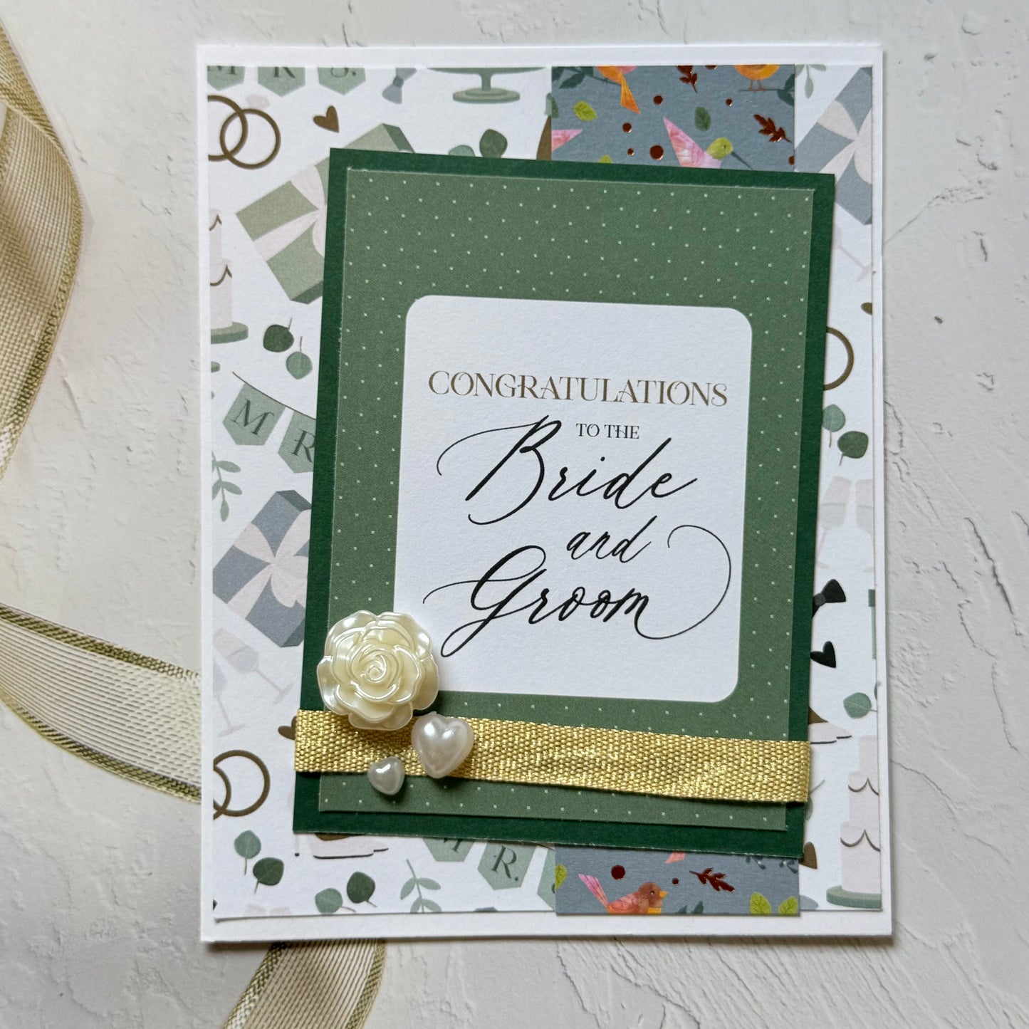 【手作心意卡】緣定鐘聲系列心意卡 - Congratulations to the bride and groom