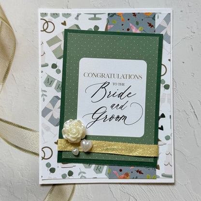 【手作心意卡】緣定鐘聲系列心意卡 - Congratulations to the bride and groom