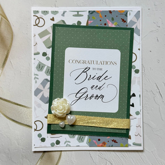 【手作心意卡】緣定鐘聲系列心意卡 - Congratulations to the bride and groom
