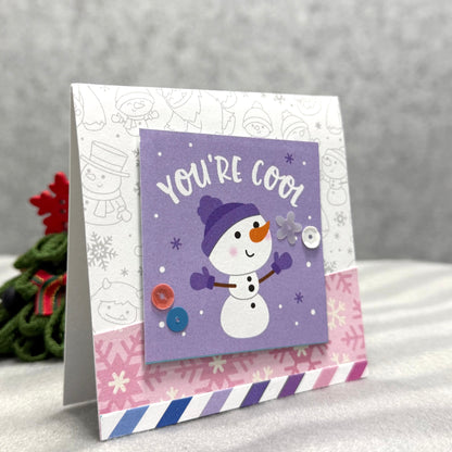 【手作心意卡】迷你聖誕卡系列 - You're cool
