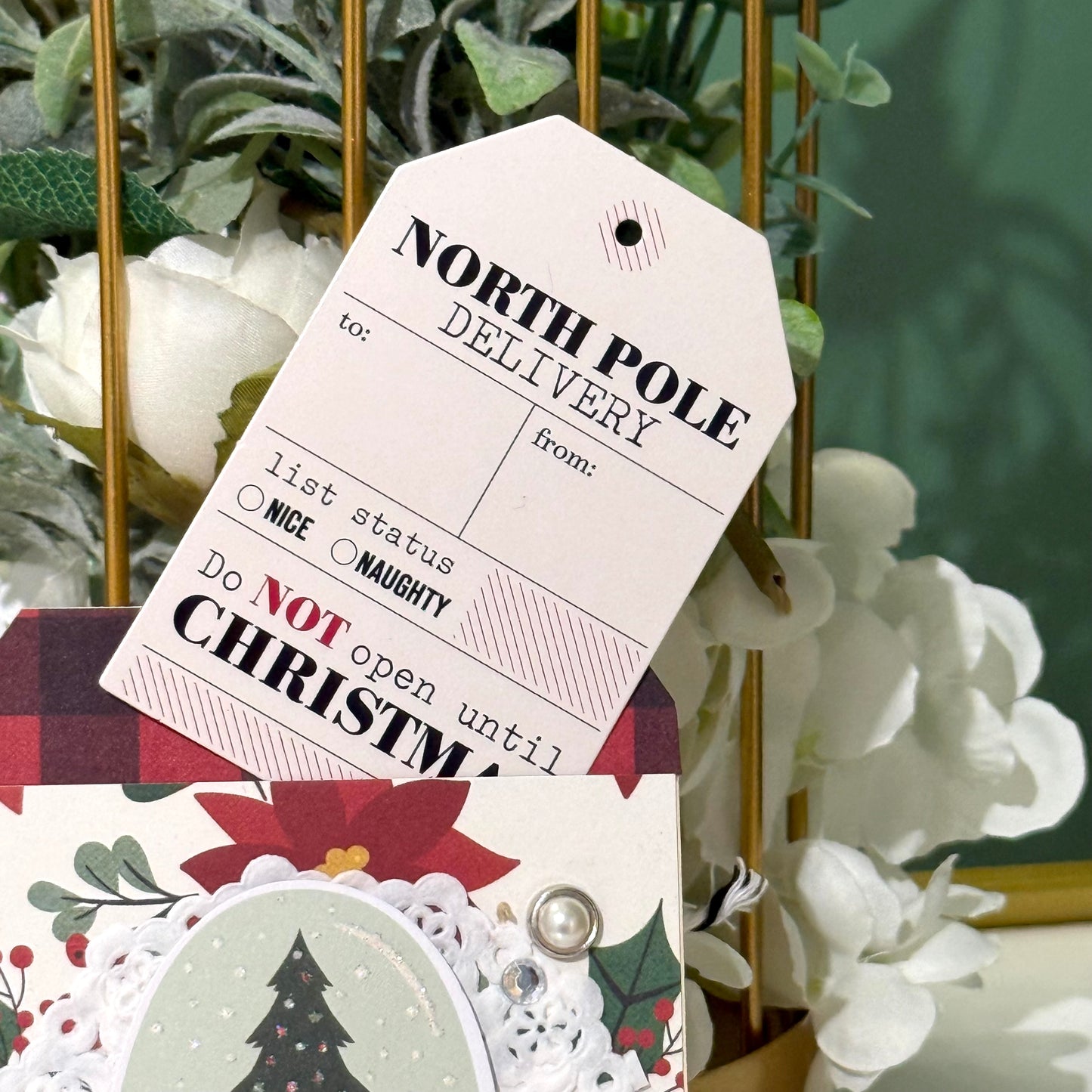 【手作心意卡】聖誕老人系列禮物掛牌 - Merry Christmas