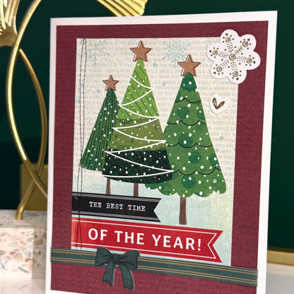【手作心意卡】長青系列聖誕卡 - The best time of the year