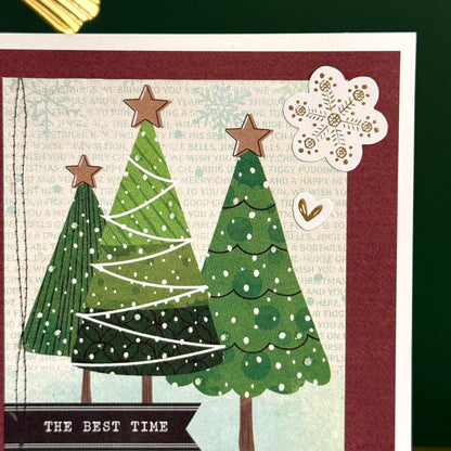 【手作心意卡】長青系列聖誕卡 - The best time of the year