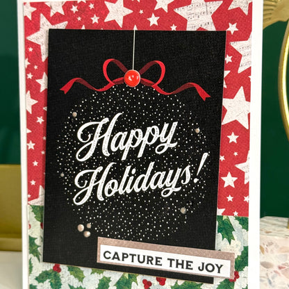 【手作心意卡】長青系列聖誕卡 - Happy holidays!