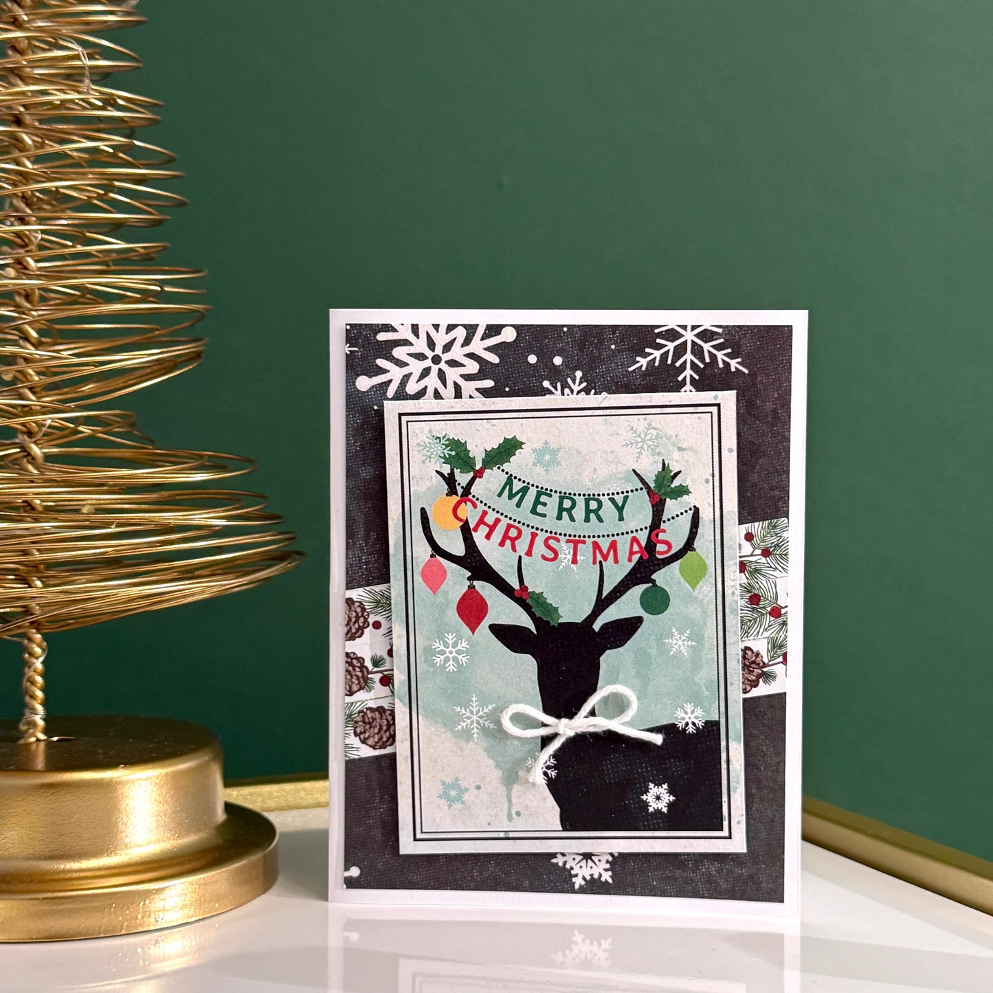 【手作心意卡】長青系列聖誕卡 - Merry Christmas!