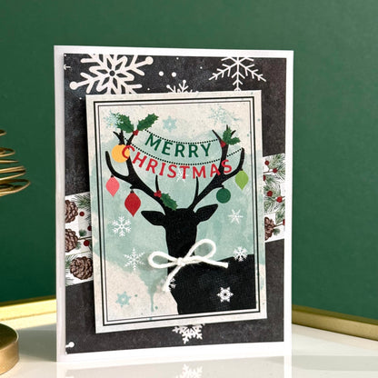 【手作心意卡】長青系列聖誕卡 - Merry Christmas!