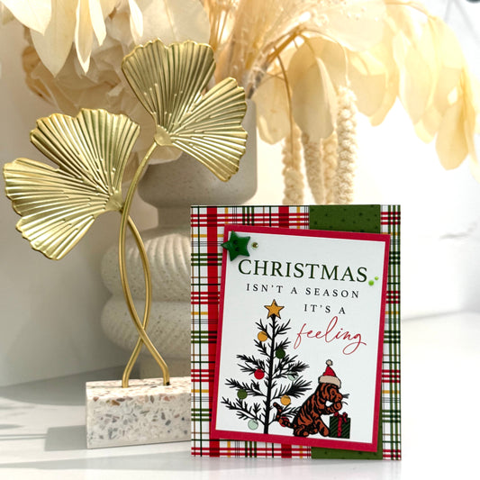 【手作心意卡】小熊維尼系列聖誕卡 - Christmas isn't a season, it's a feeling