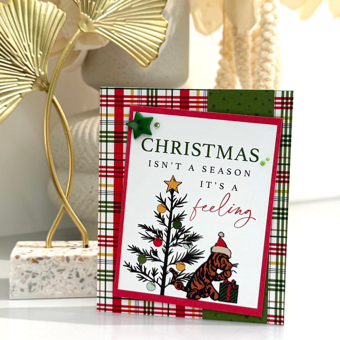 【手作心意卡】小熊維尼系列聖誕卡 - Christmas isn't a season, it's a feeling