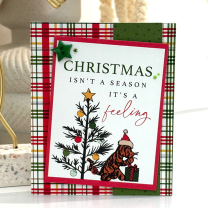 【手作心意卡】小熊維尼系列聖誕卡 - Christmas isn't a season, it's a feeling