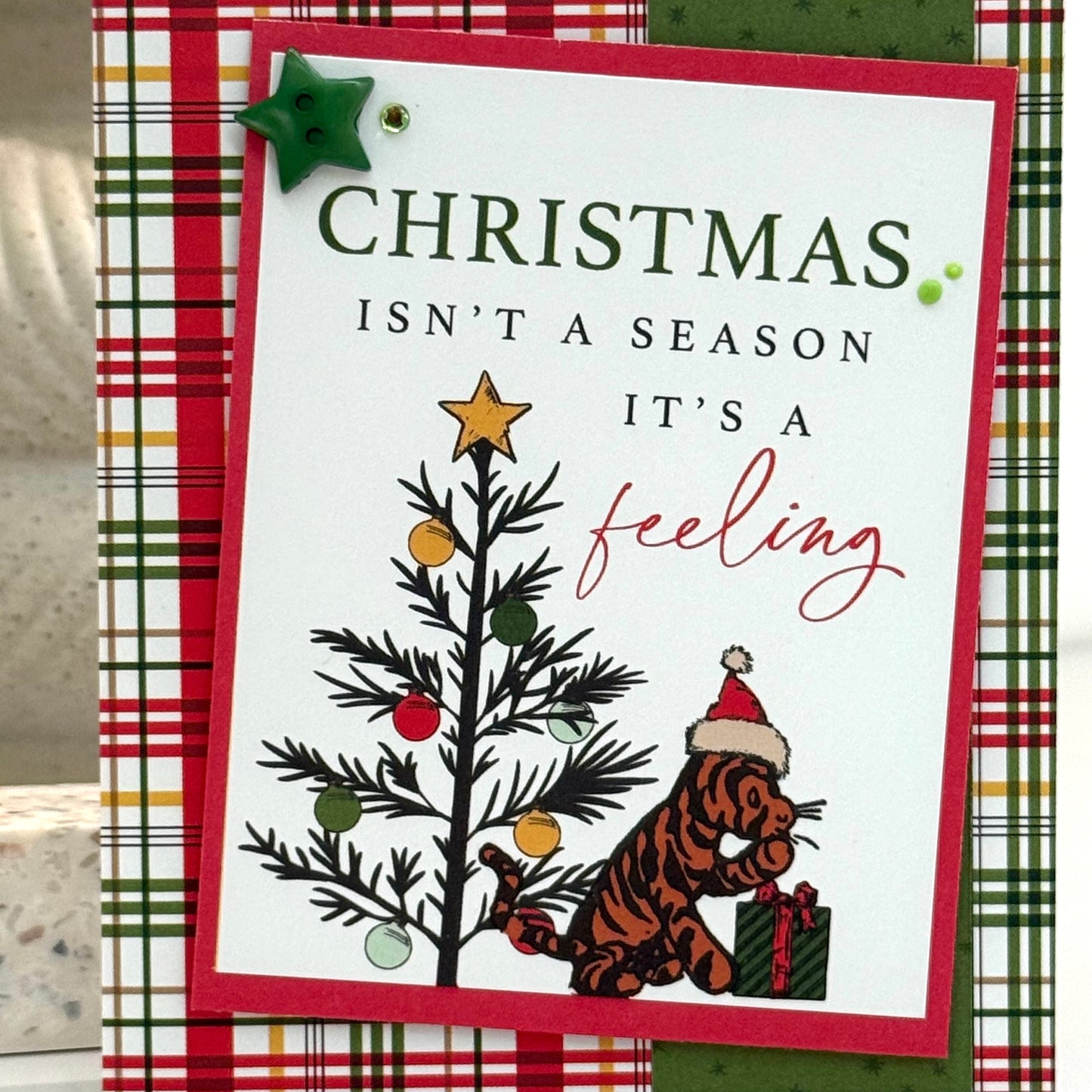 【手作心意卡】小熊維尼系列聖誕卡 - Christmas isn't a season, it's a feeling