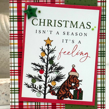 【手作心意卡】小熊維尼系列聖誕卡 - Christmas isn't a season, it's a feeling