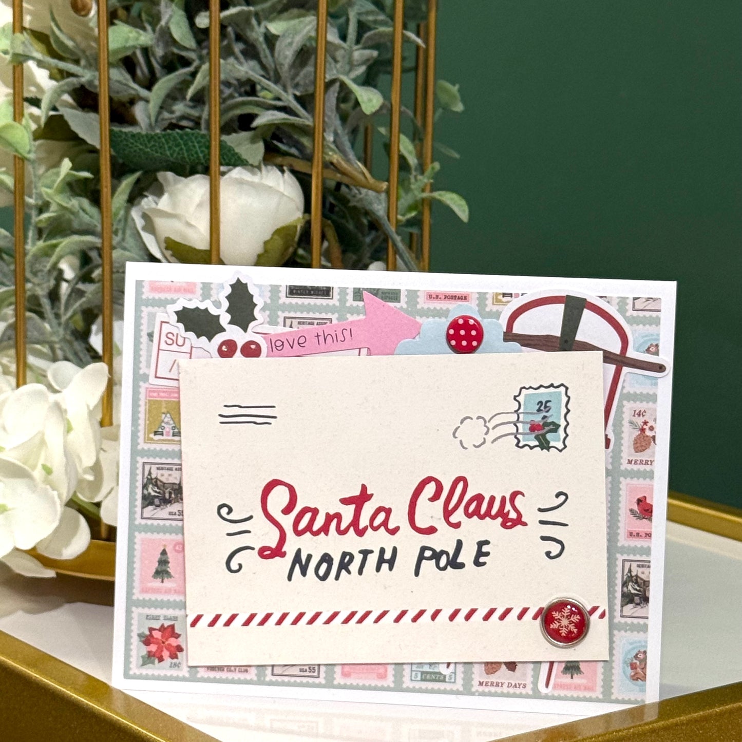 【手作心意卡】聖誕老人系列聖誕卡 - 給聖誕老人的信