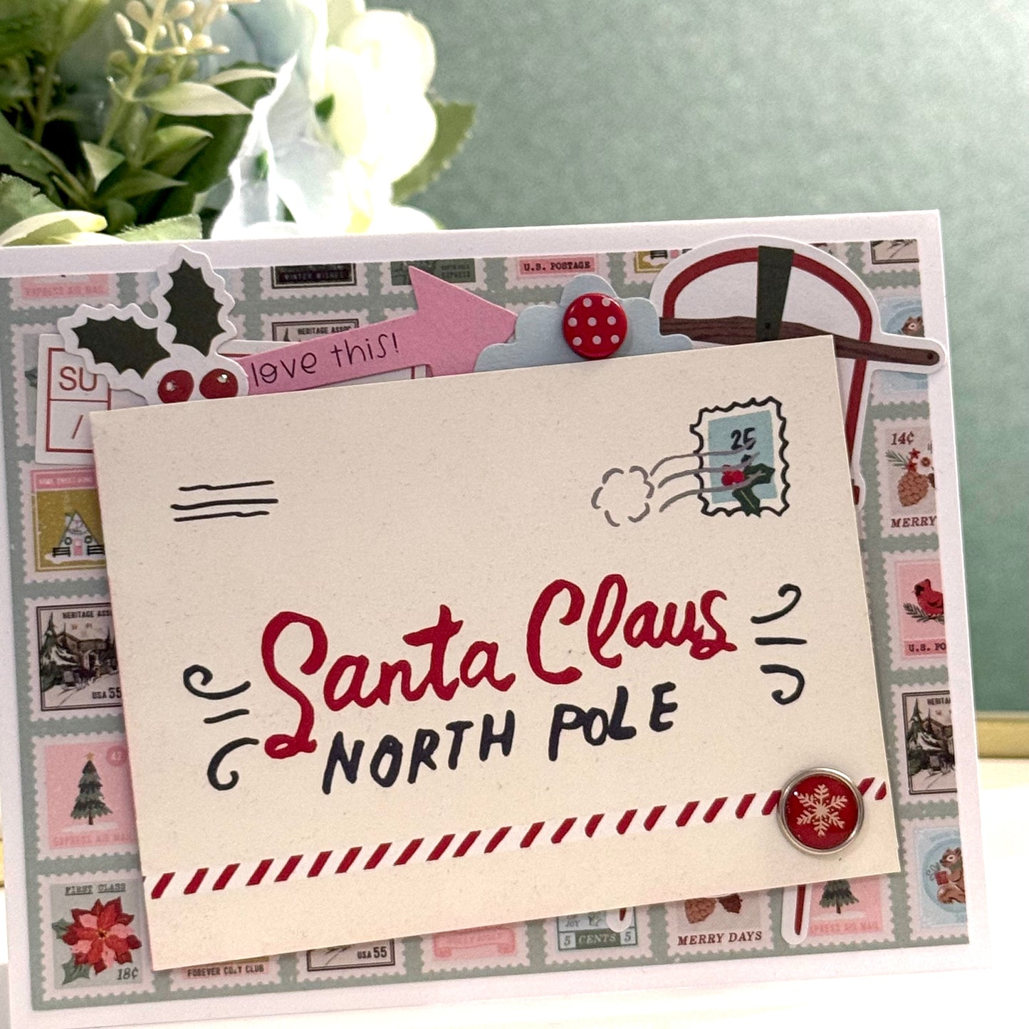 【手作心意卡】聖誕老人系列聖誕卡 - 給聖誕老人的信