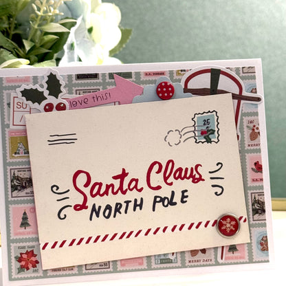 【手作心意卡】聖誕老人系列聖誕卡 - 給聖誕老人的信