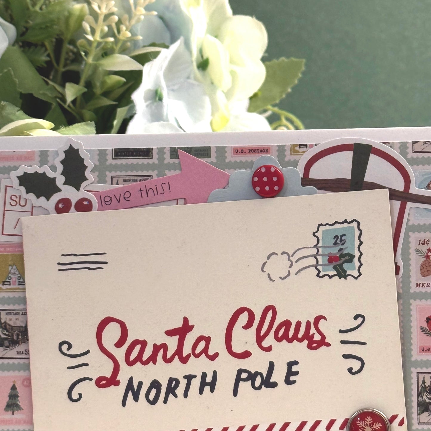 【手作心意卡】聖誕老人系列聖誕卡 - 給聖誕老人的信