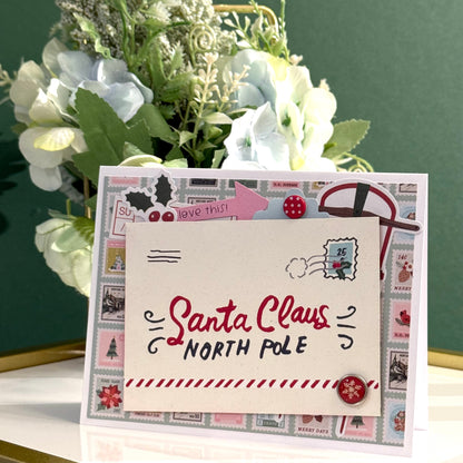 【手作心意卡】聖誕老人系列聖誕卡 - 給聖誕老人的信