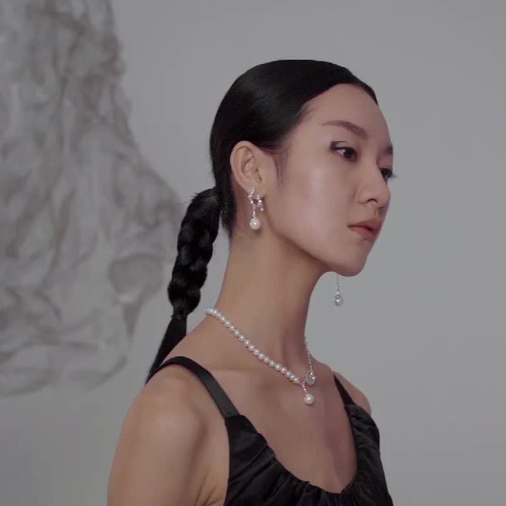 Pearl Reshaping Series Necklace & Earrings