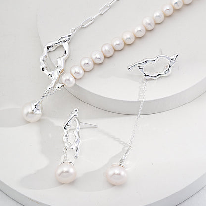 Pearl Reshaping Series Necklace & Earrings