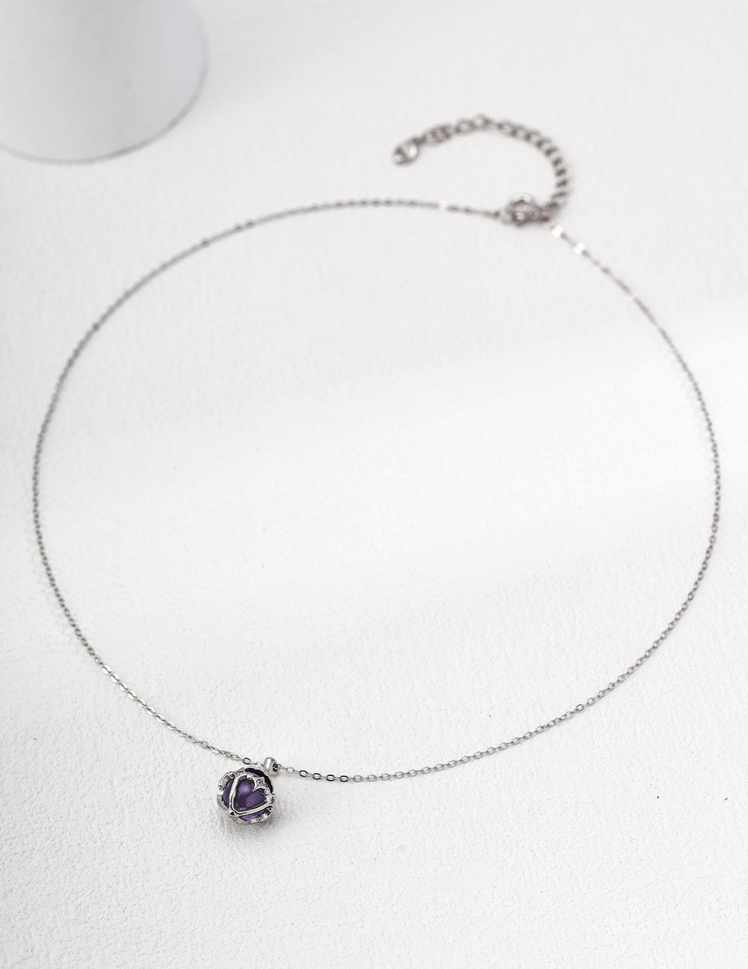 S925 Silver Lucky Star Necklace – Amethyst & Azurite Options