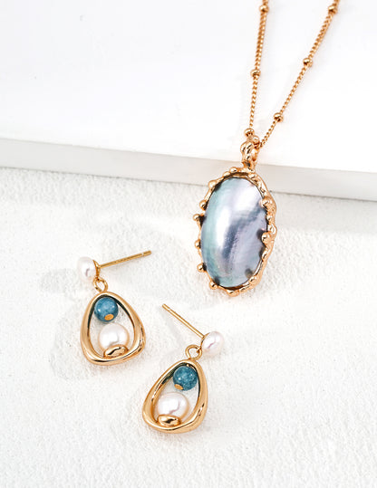 月光寶藏－燈籠造型珍珠寶石首飾套裝