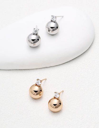 Sphere Stud Earrings