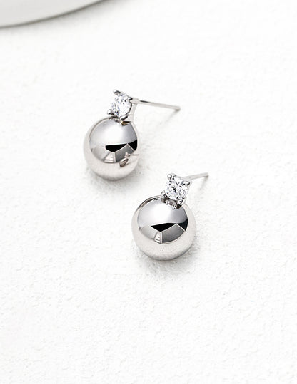 Sphere Stud Earrings