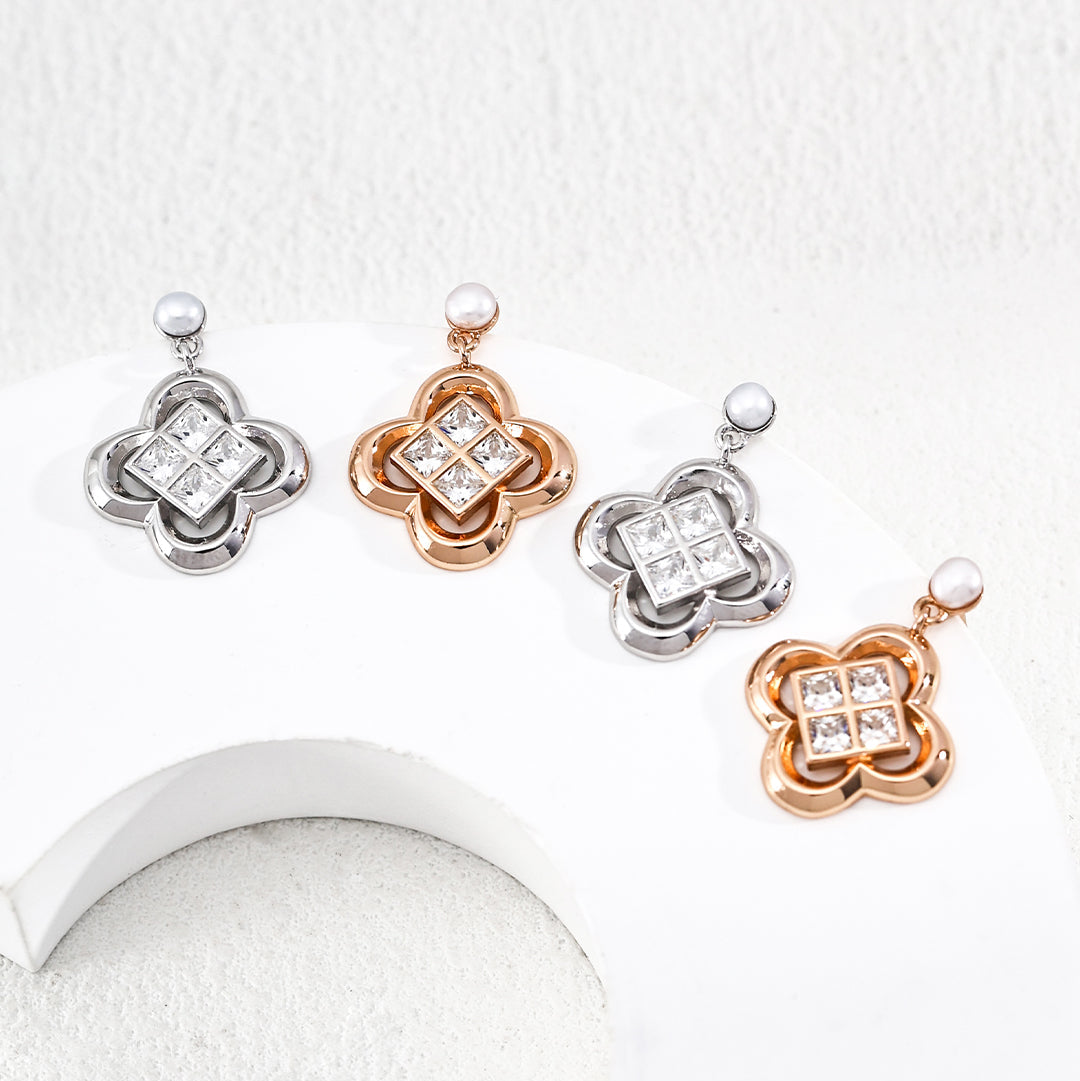 幸運四葉草飾品 – 耳環與手鍊